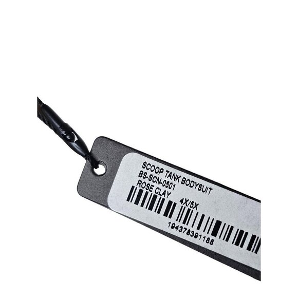 New with Tags SKIMS Scoop Tank Bodysuit in Rose Clay Limited Edition SZ 4X/5X - Picture 4 of 8